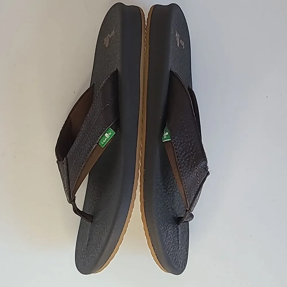 Sanuk Brumeister Primo Sandal-Brown Men's Size US 8/ EU 41